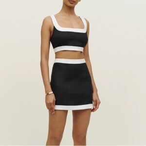 Reformation Robbie Linen Skirt Set